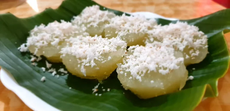 Pichi-Pichi with Fresh Coconut